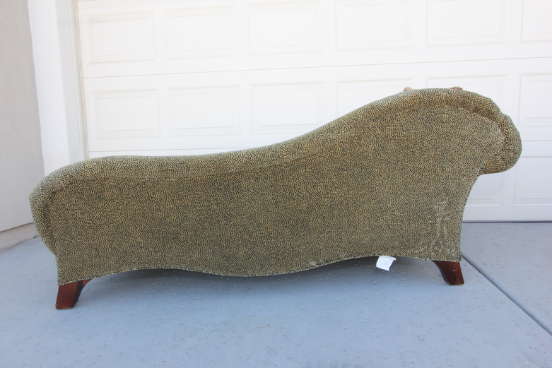 Contemporary Cheetah Print Chaise Lounge EBTH