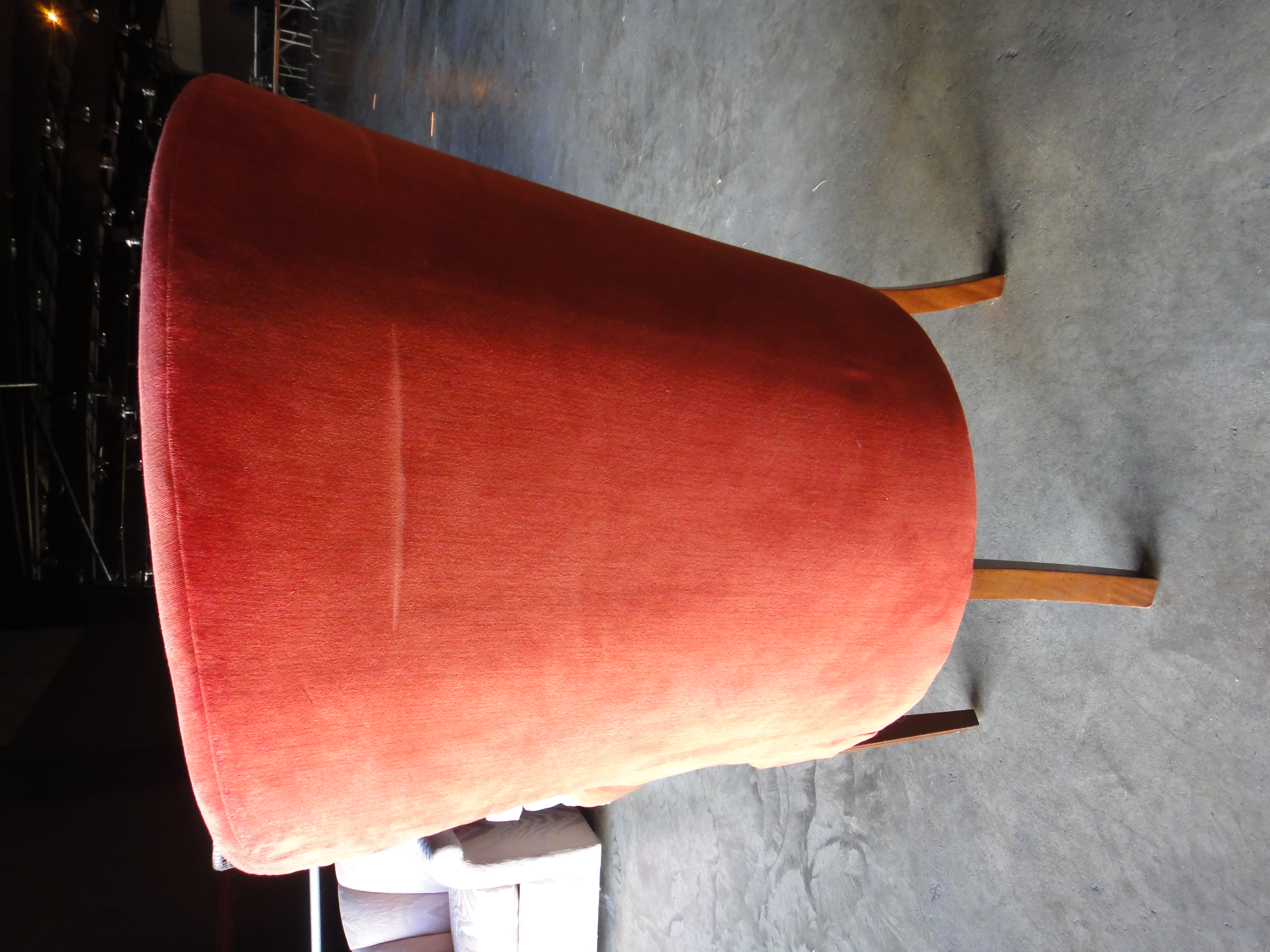 Regency Style Vintage Velvet Barrel Back Chair EBTH