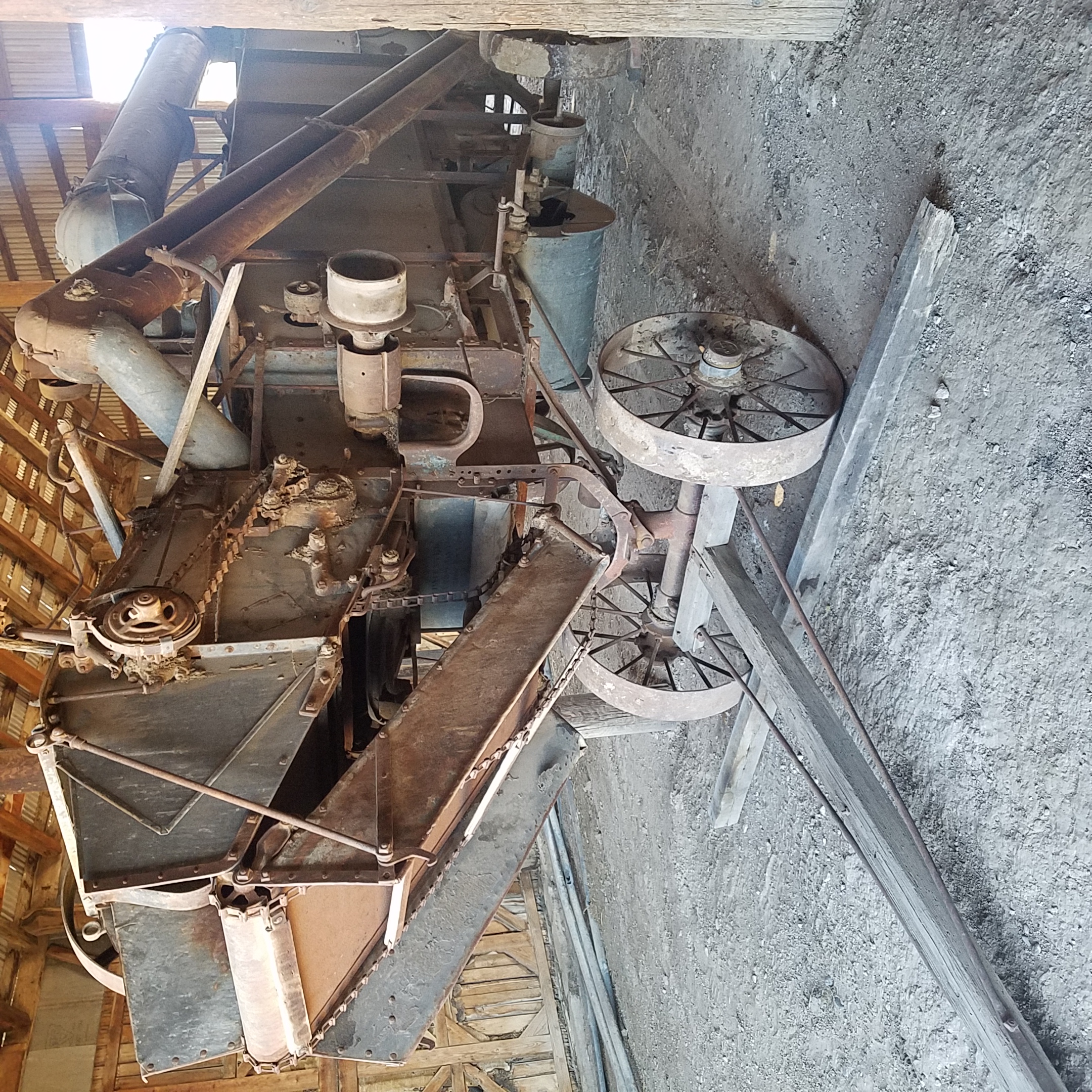 Vintage Horse-Drawn Threshing Machine | EBTH