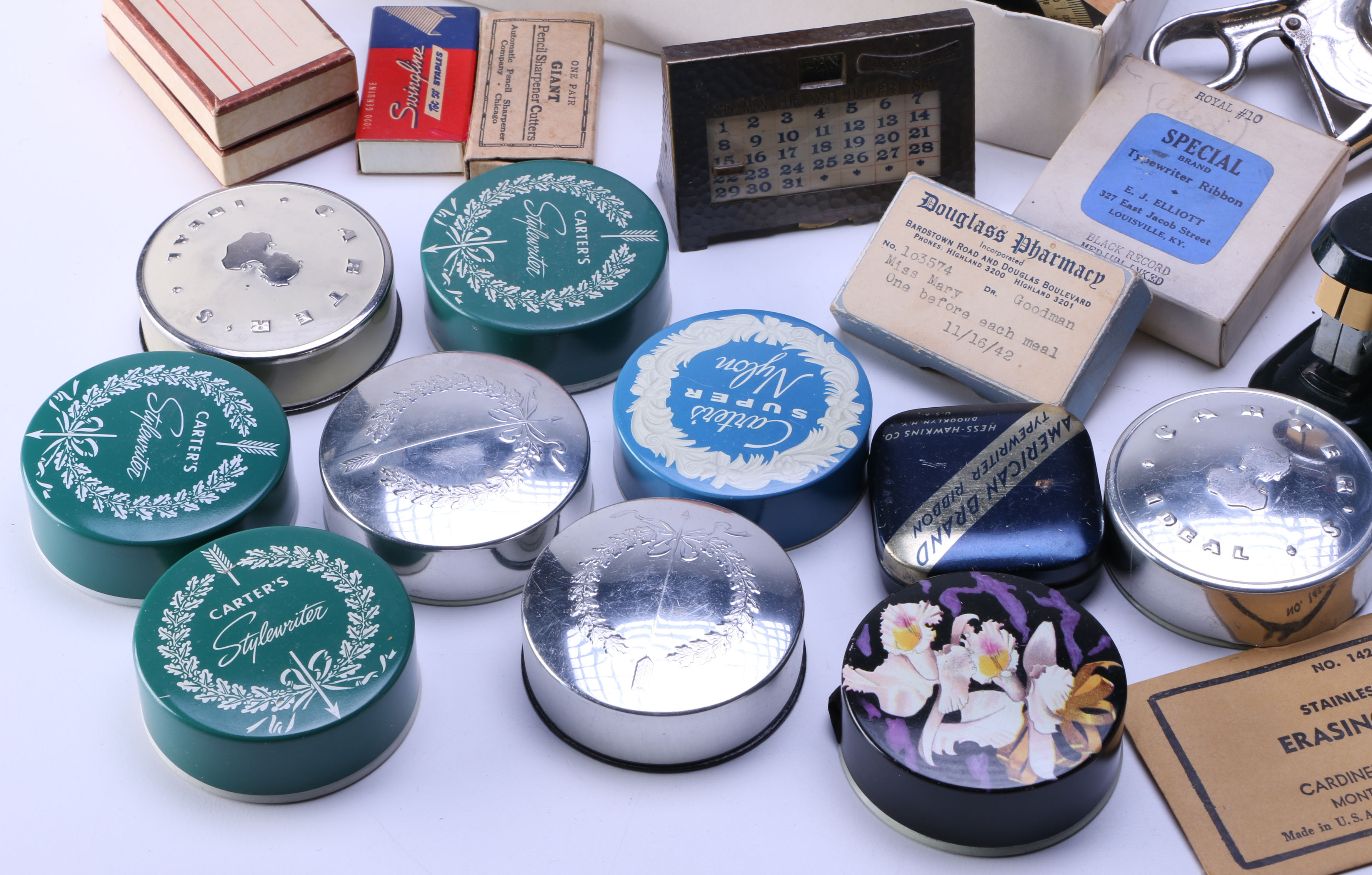 Assortment of Vintage Office Supplies EBTH