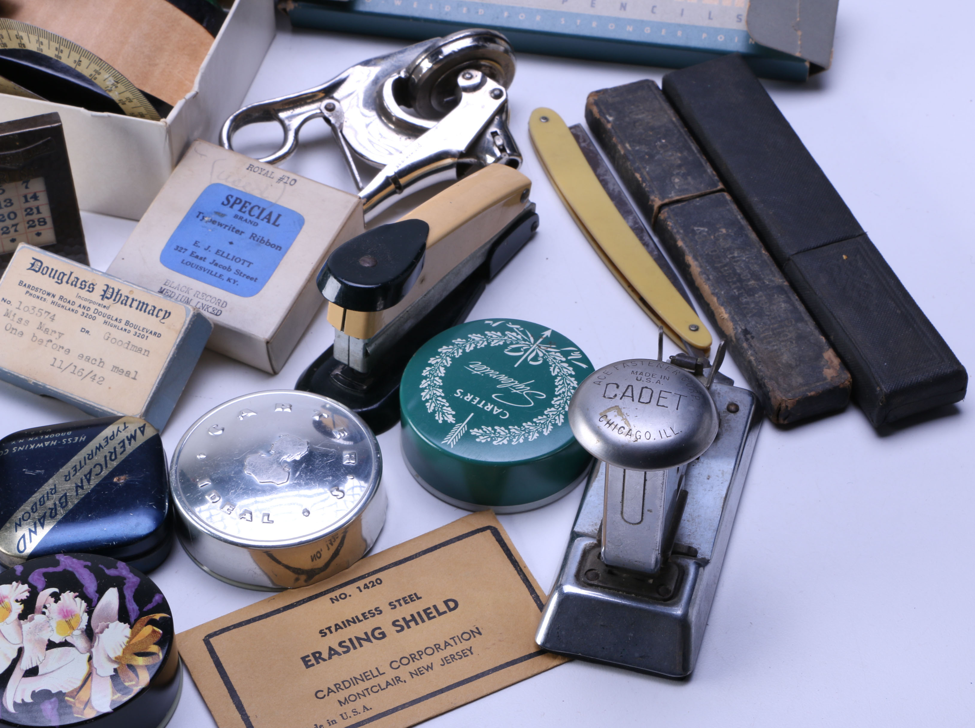 Assortment of Vintage Office Supplies EBTH