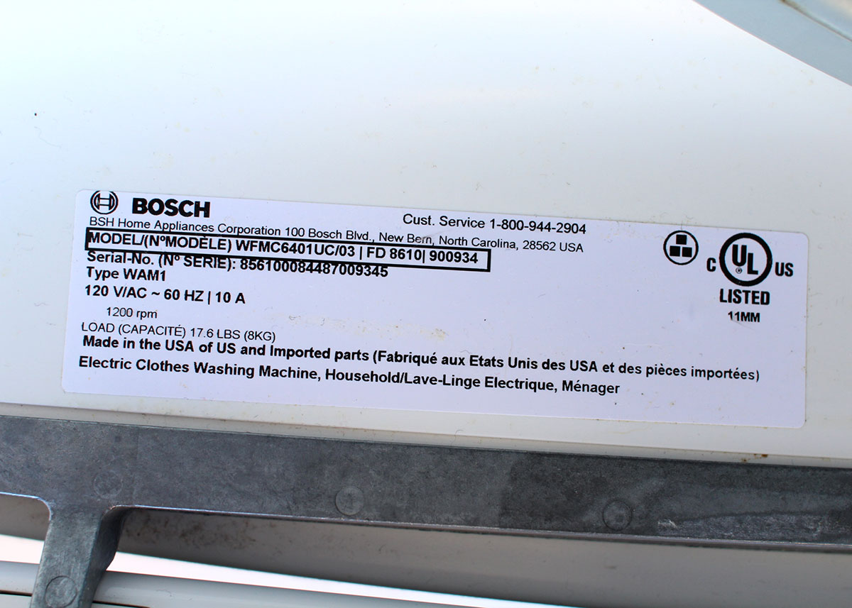 Bosch Nexxt 700 Series Washing Machine EBTH