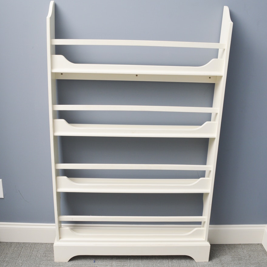 White Pottery Barn Kids Bookshelf Ebth