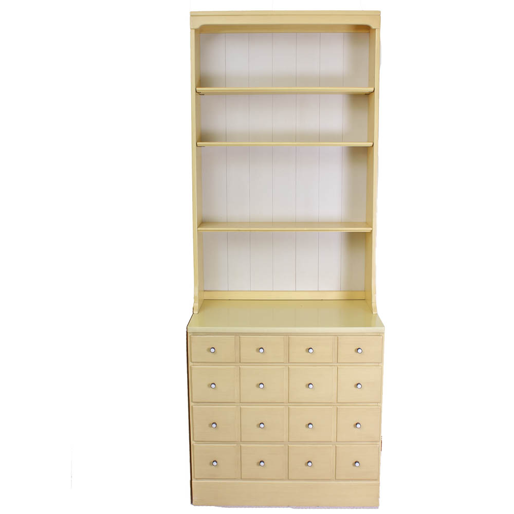 Ethan Allen Daffodil Chest With Bookshelf Ebth