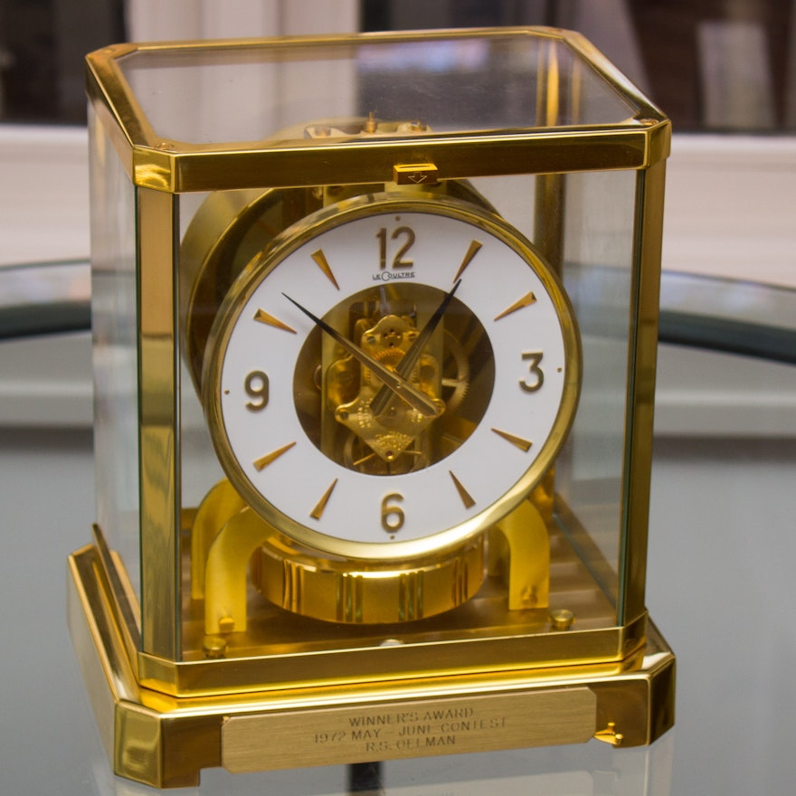 Atmos jaeger lecoultre clock prices