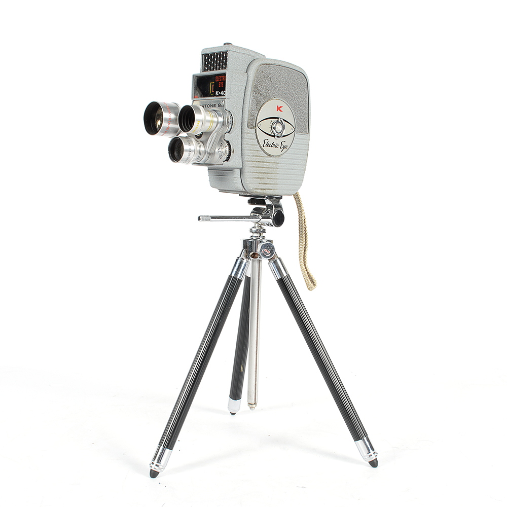 Vintage Electric Eye Camera with Rokwa Tripod EBTH