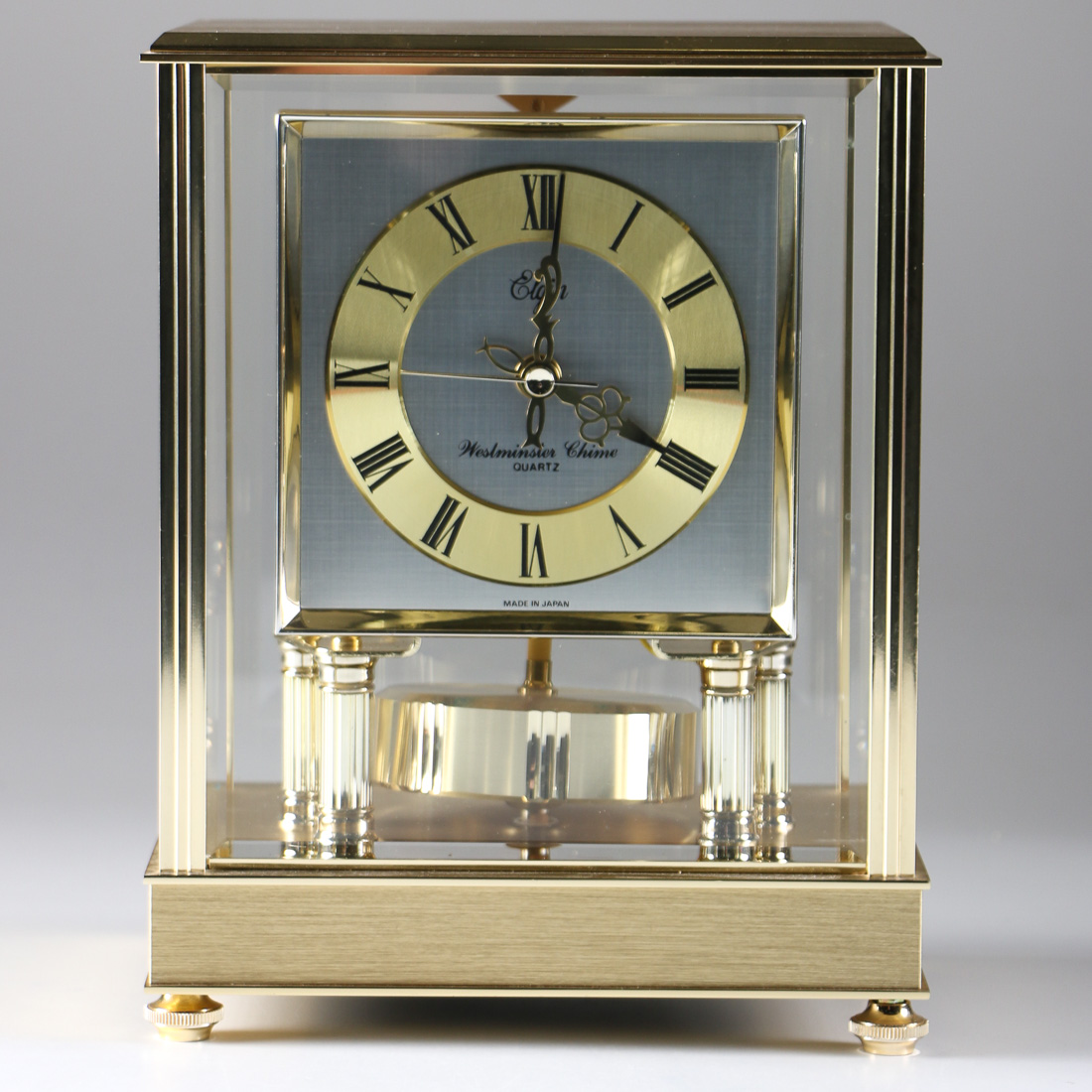 Elgin Westminster Chime Quartz Carriage Clock with Instructions EBTH