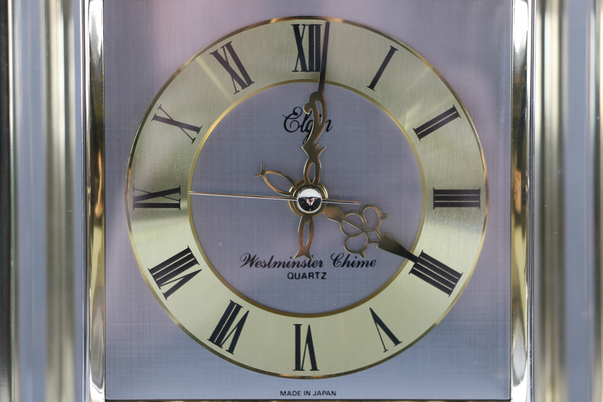 Elgin Westminster Chime Quartz Carriage Clock with Instructions EBTH