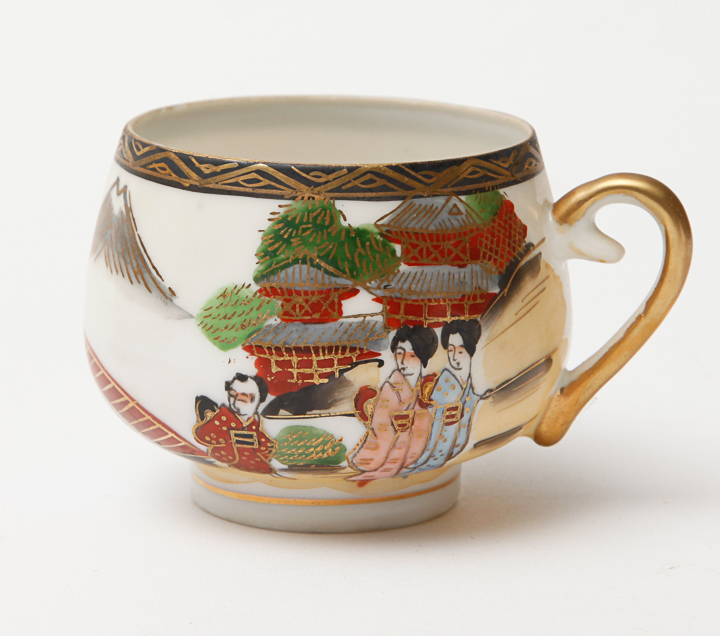 Hayasi Kutani Fine China Tea Set EBTH