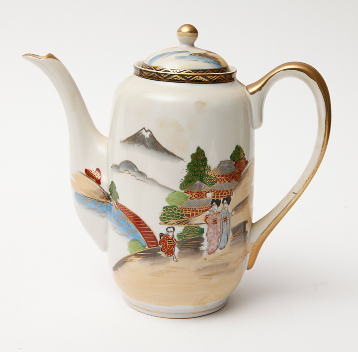 Hayasi Kutani Fine China Tea Set EBTH