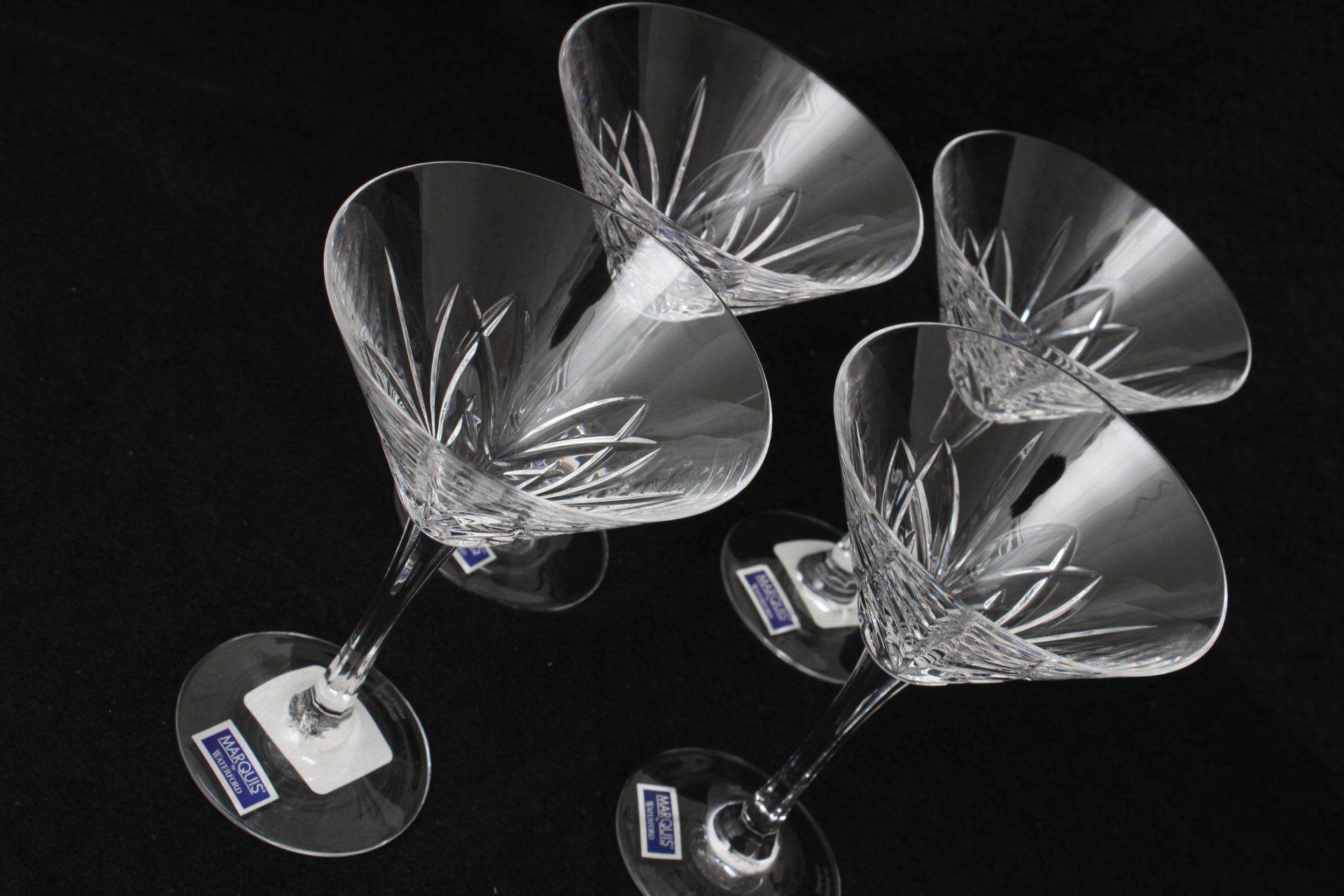 Waterford Crystal Marquis "Brookside" Martini Glasses EBTH