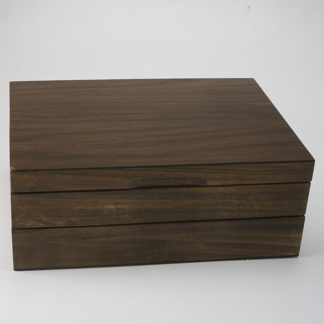Wooden Flatware Storage Box EBTH