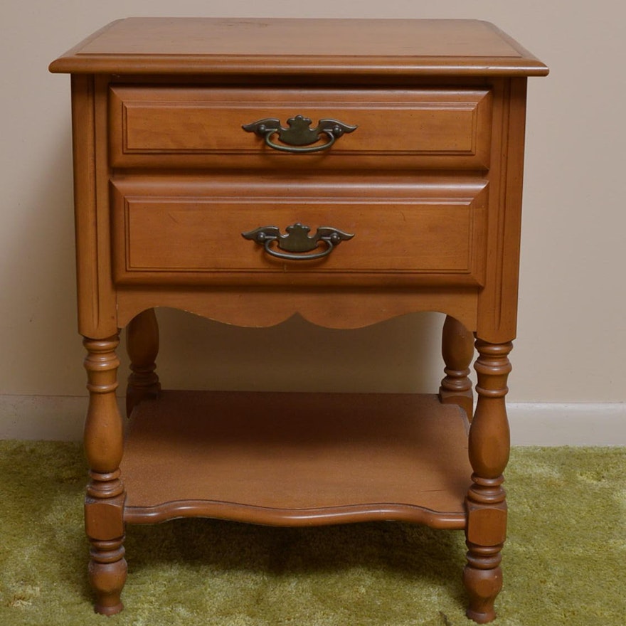 Sumter Cabinet Company Maple Nightstand Ebth