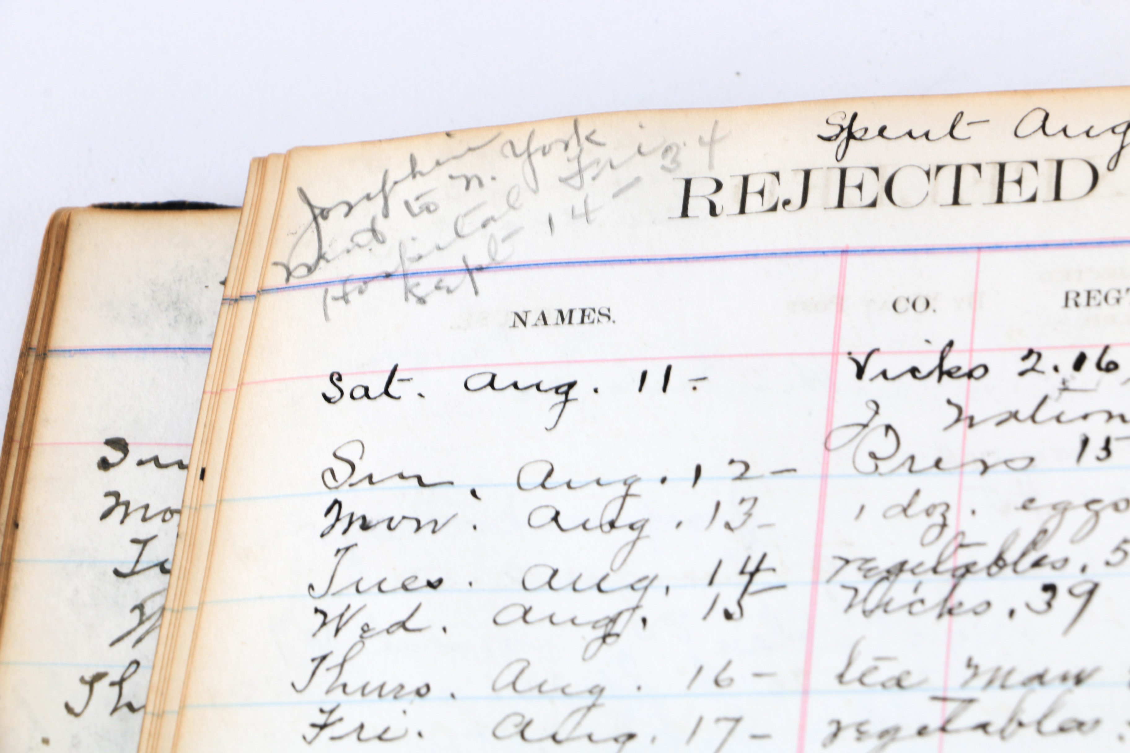 Pair of Antique and Vintage Ledger Books EBTH