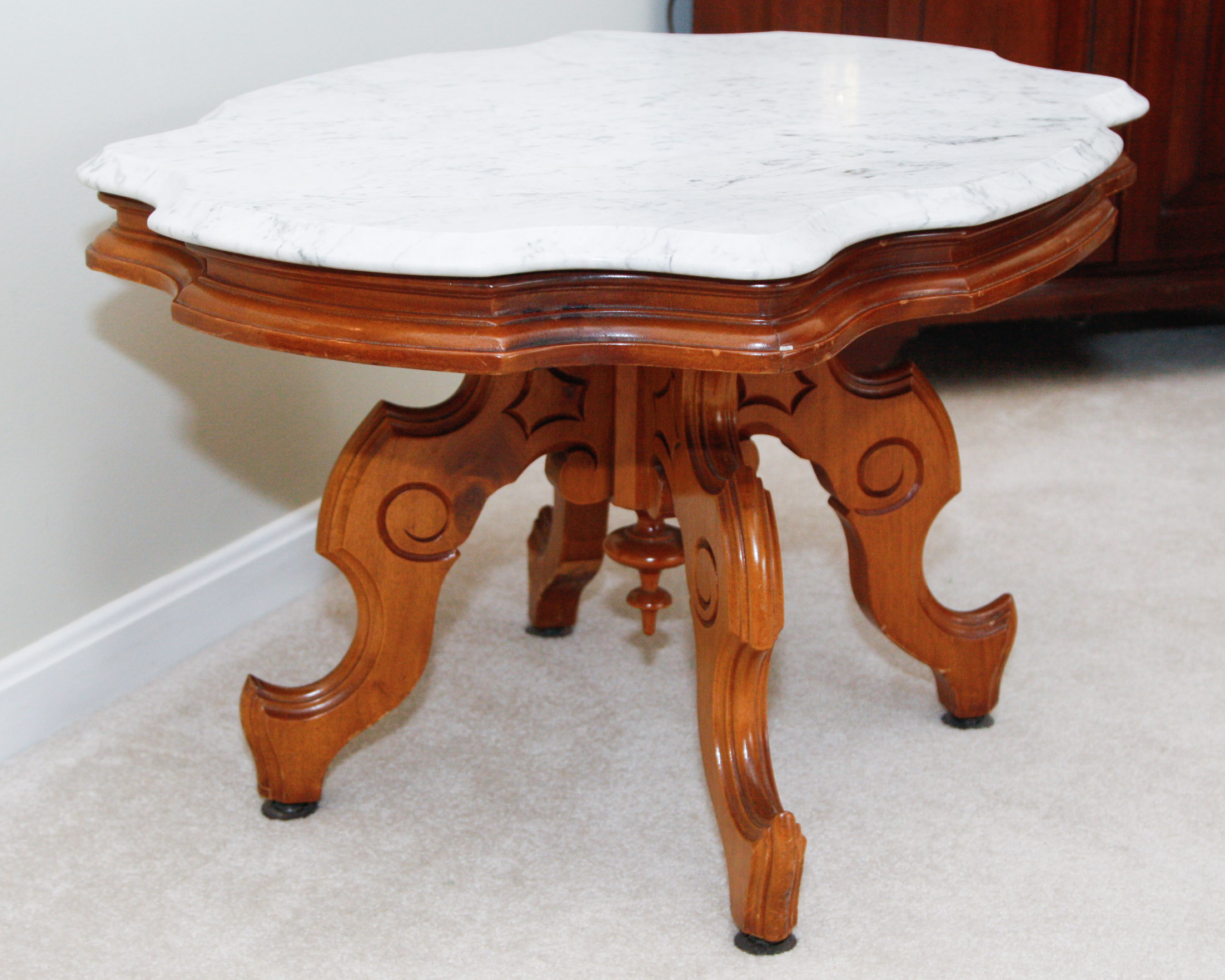 Marble Top Occasional Table