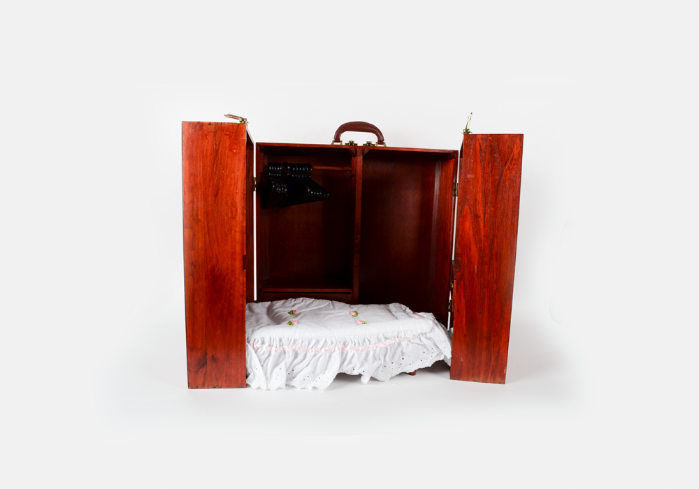 American Girl Wardrobe Cabinet With Murphy Bed Ebth