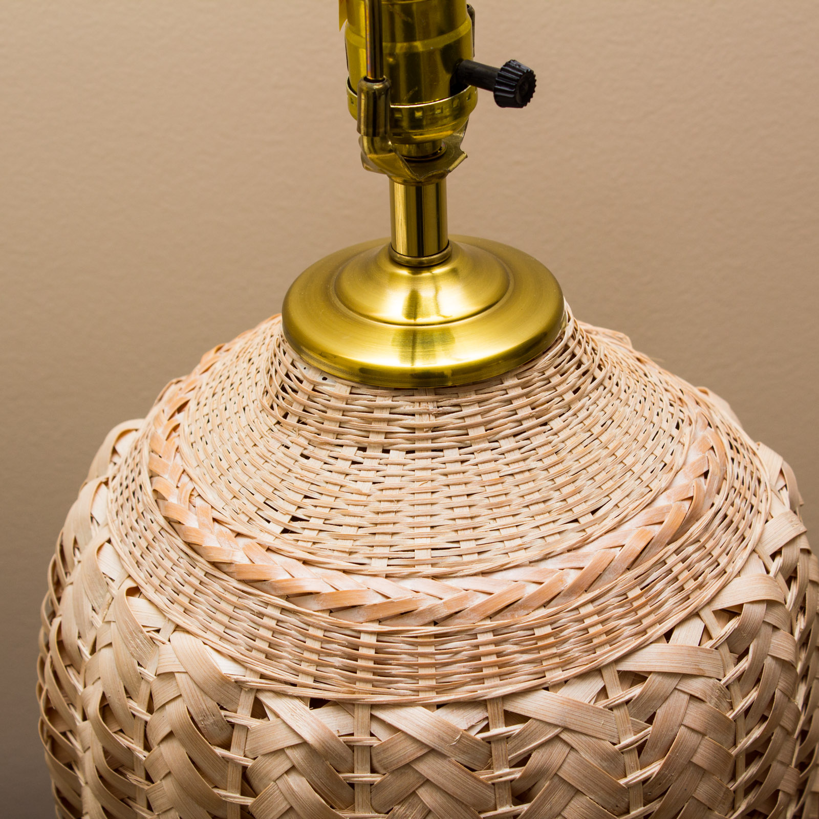 Pair of Wicker Table Lamps EBTH