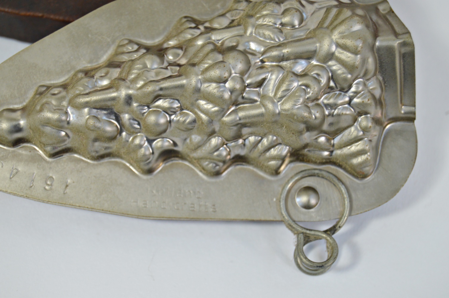 Antique Wooden Cookie Press, Dutch Santa Chocolate Mold EBTH