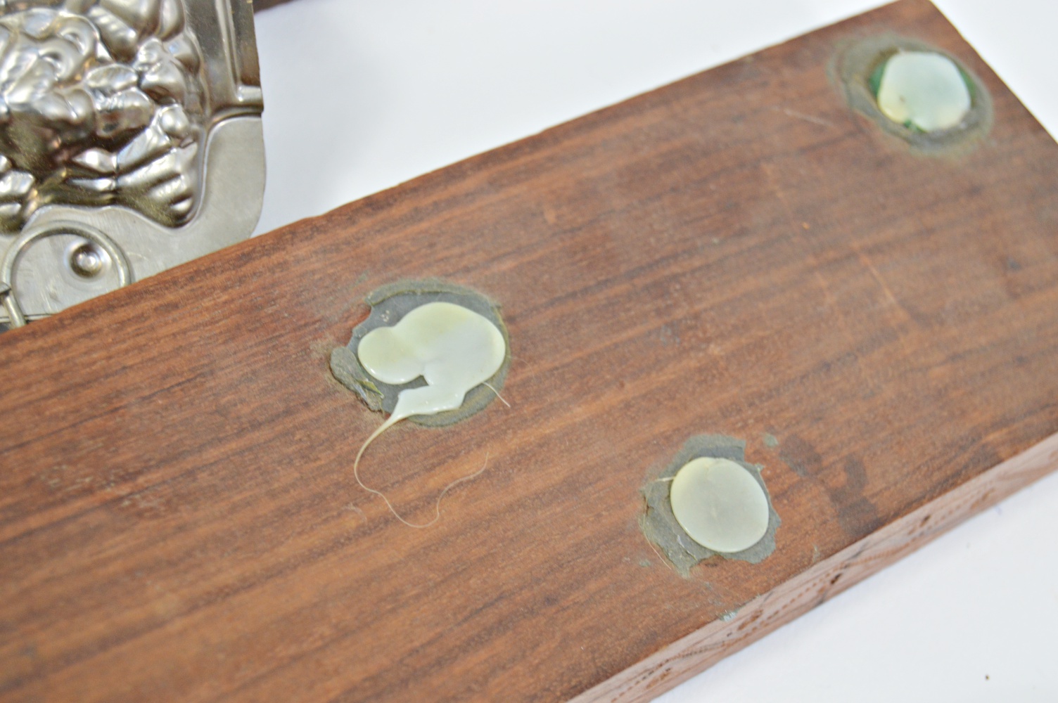 Antique Wooden Cookie Press, Dutch Santa Chocolate Mold EBTH