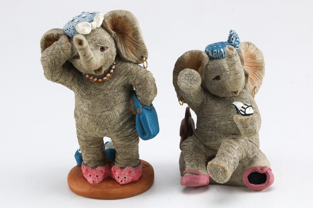 Collection of Elephant Figurines EBTH