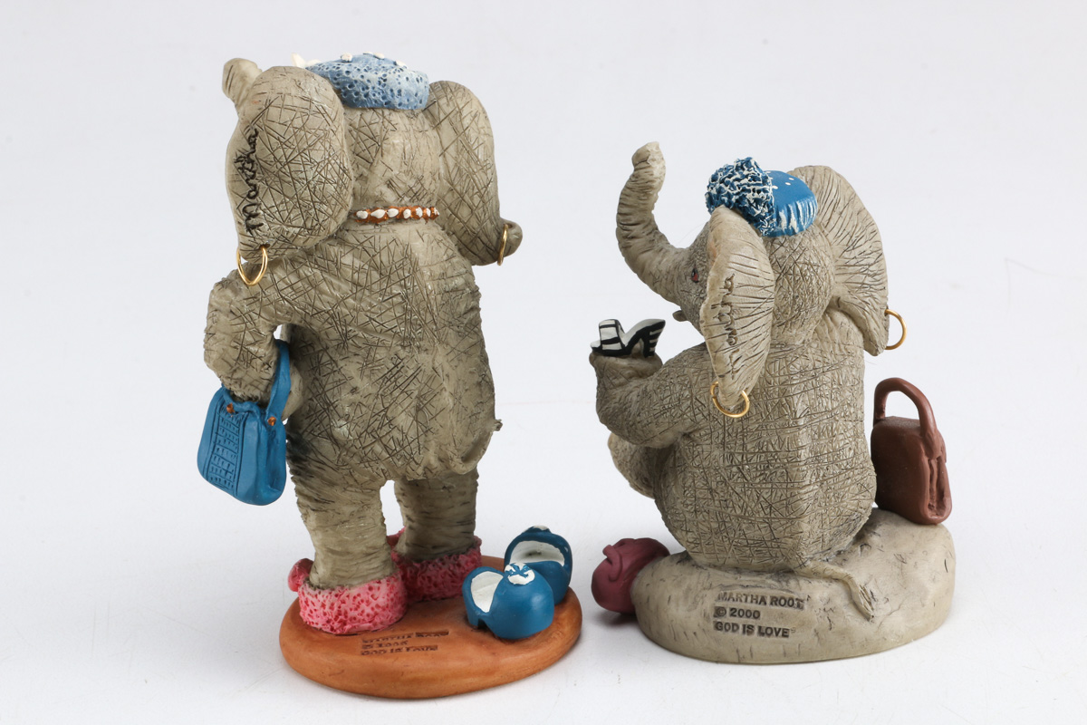 Collection of Elephant Figurines EBTH