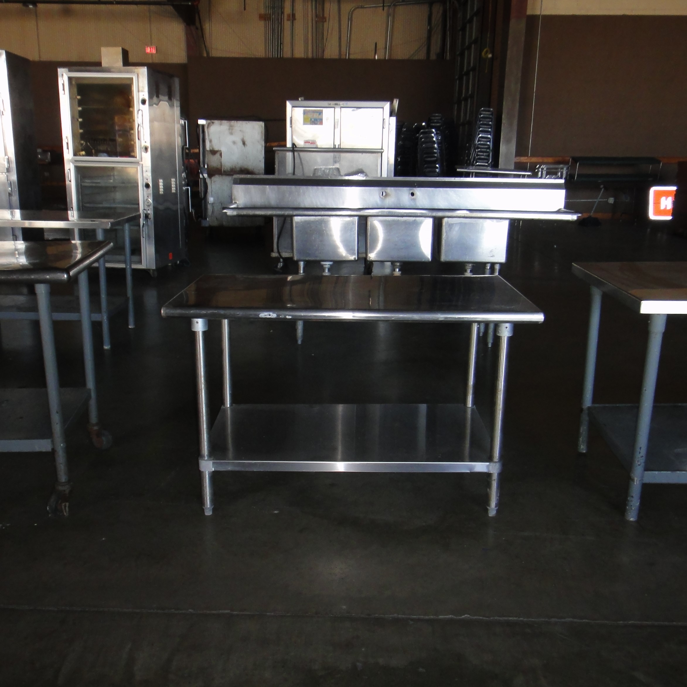 Stainless Steel Food Safe Table EBTH