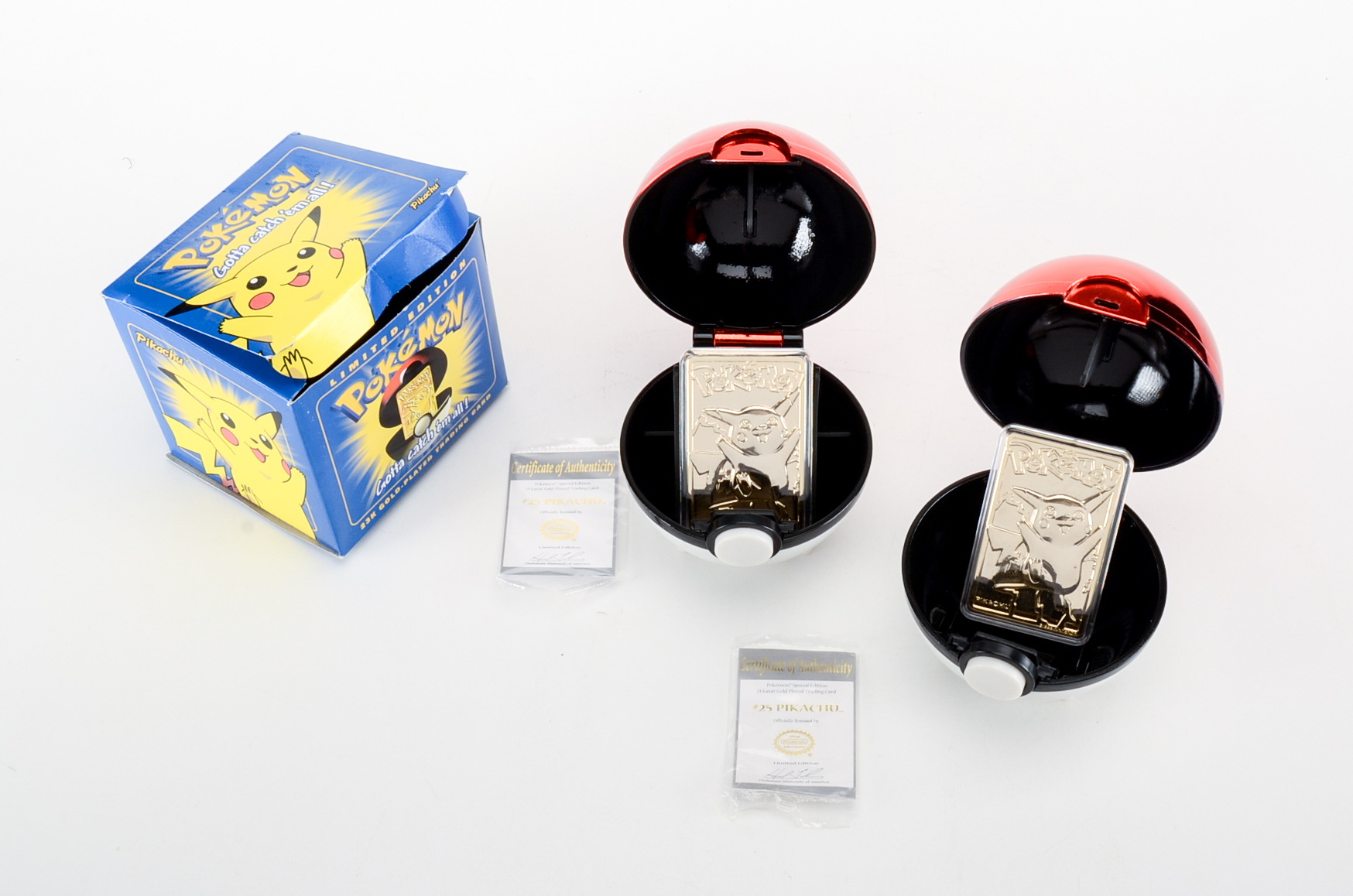23k gold plated pokemon cards