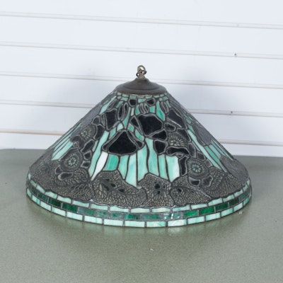 Vintage Stained Glass Ceiling Lamp Vintage Stained Glass Ceiling Lamp