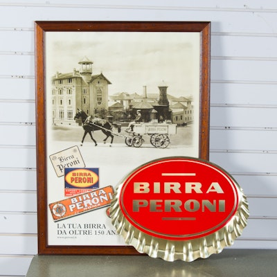 Birra Peroni Beer Signs Birra Peroni Beer Signs