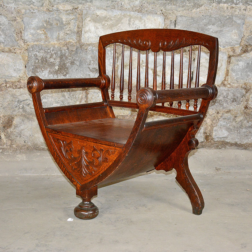 Wooden Captains Chair EBTH