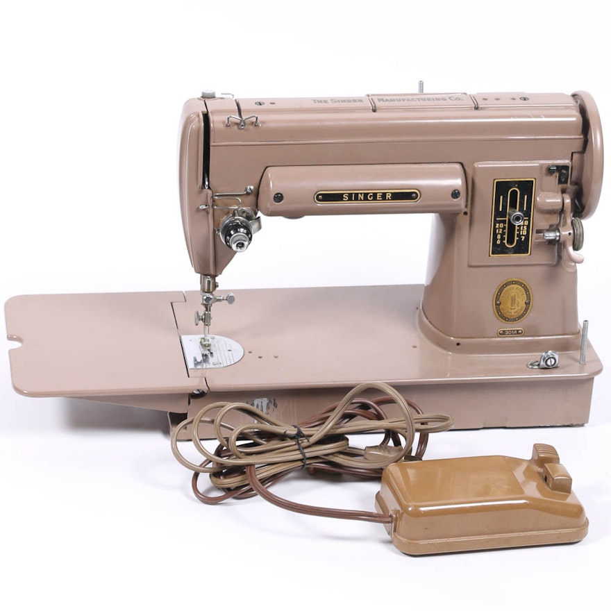 Vintage Singer Sewing Machine 40A EBTH Delectable 301a Singer Sewing Machine Vintage Singer Sewing Machine 40A EBTH Delectable 301a Singer Sewing Machine