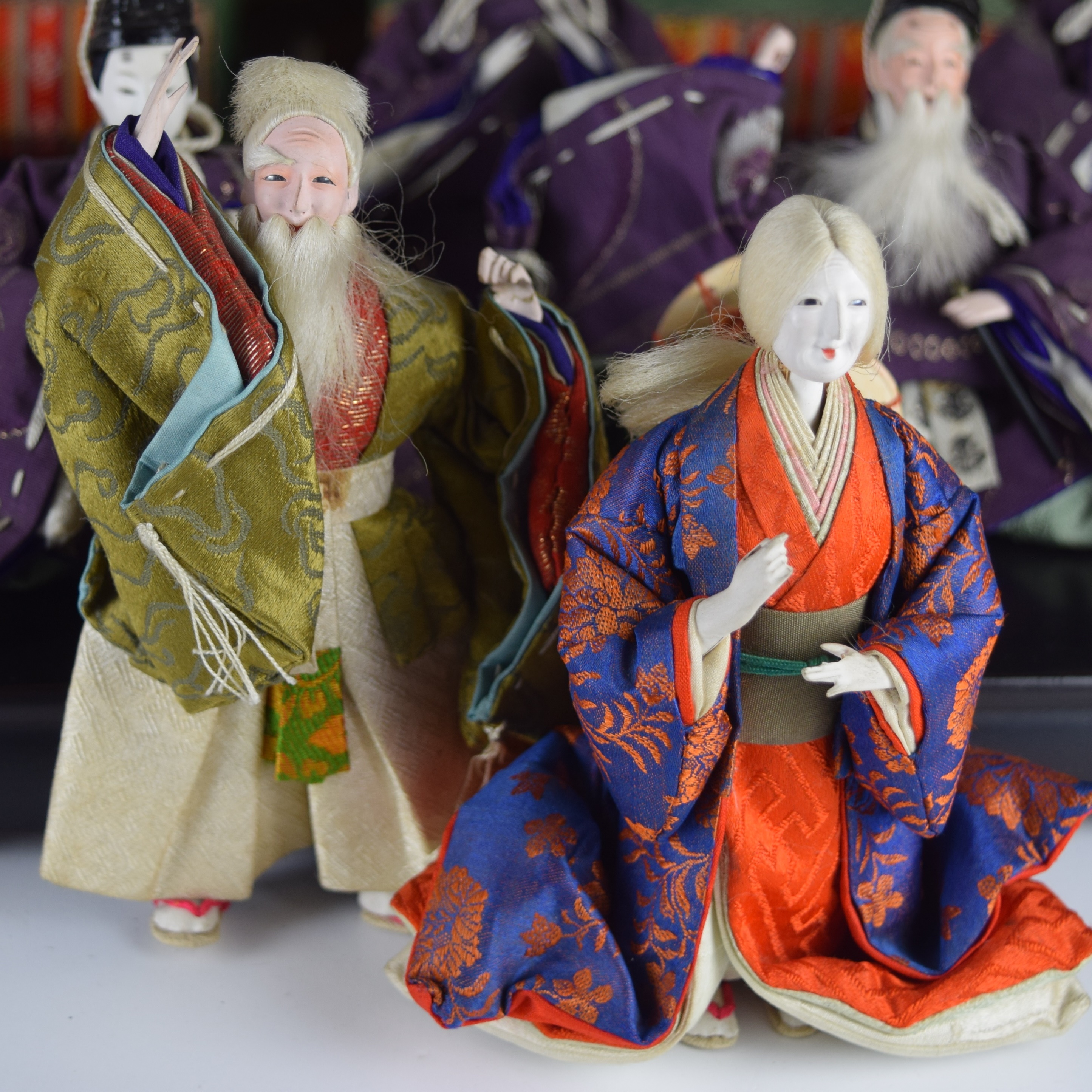 A Complete and Impressive Vintage Japanese Hina Doll Set | EBTH