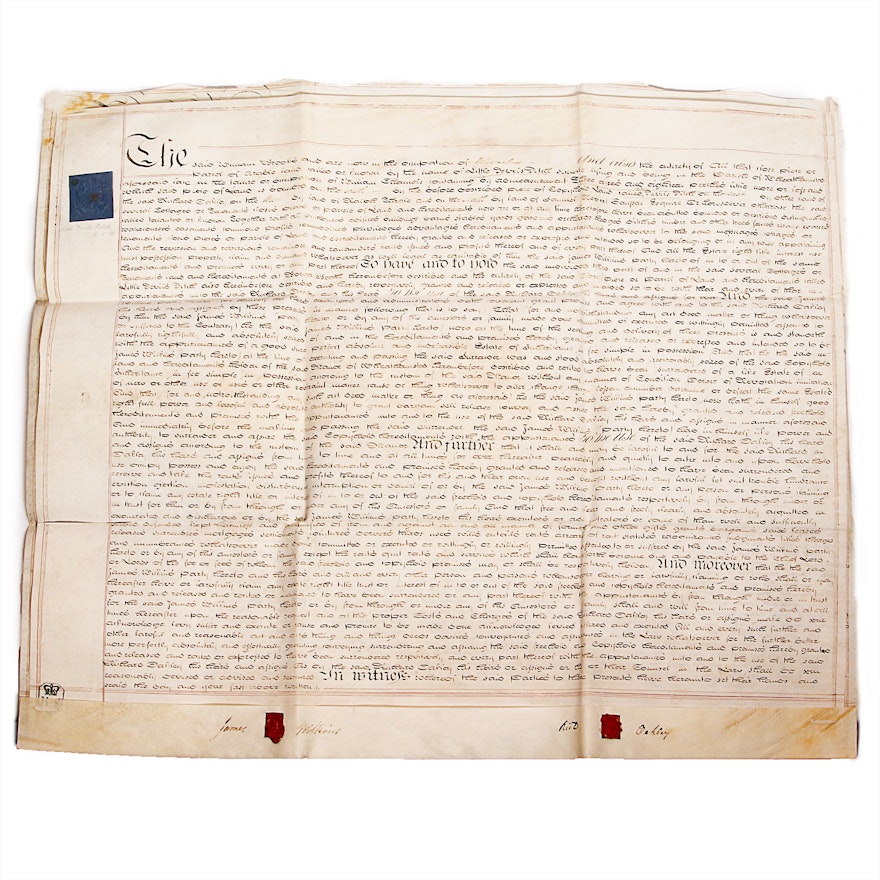 Antique Original Indentured Servitude Contract Ebth Antique Original Indentured Servitude Contract Ebth