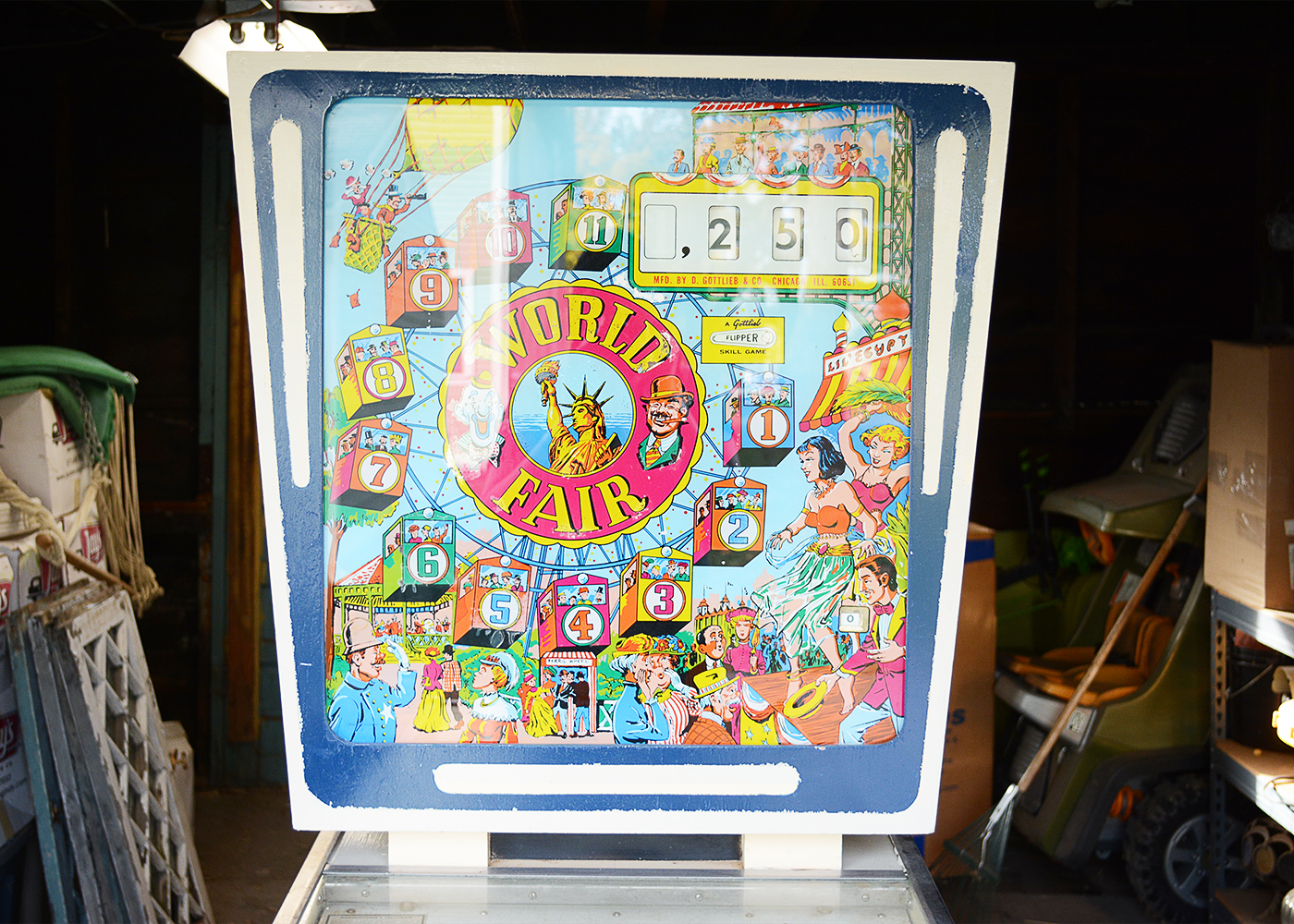 Vintage 1964 D. Gottlieb "World Fair" Pinball Machine EBTH