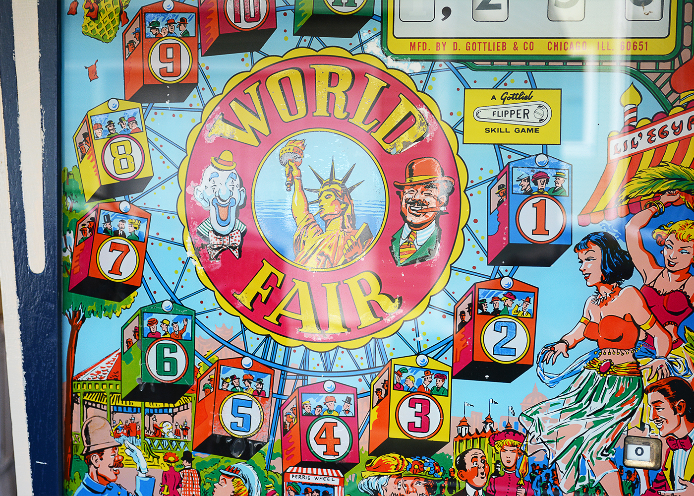 Vintage 1964 D. Gottlieb "World Fair" Pinball Machine EBTH