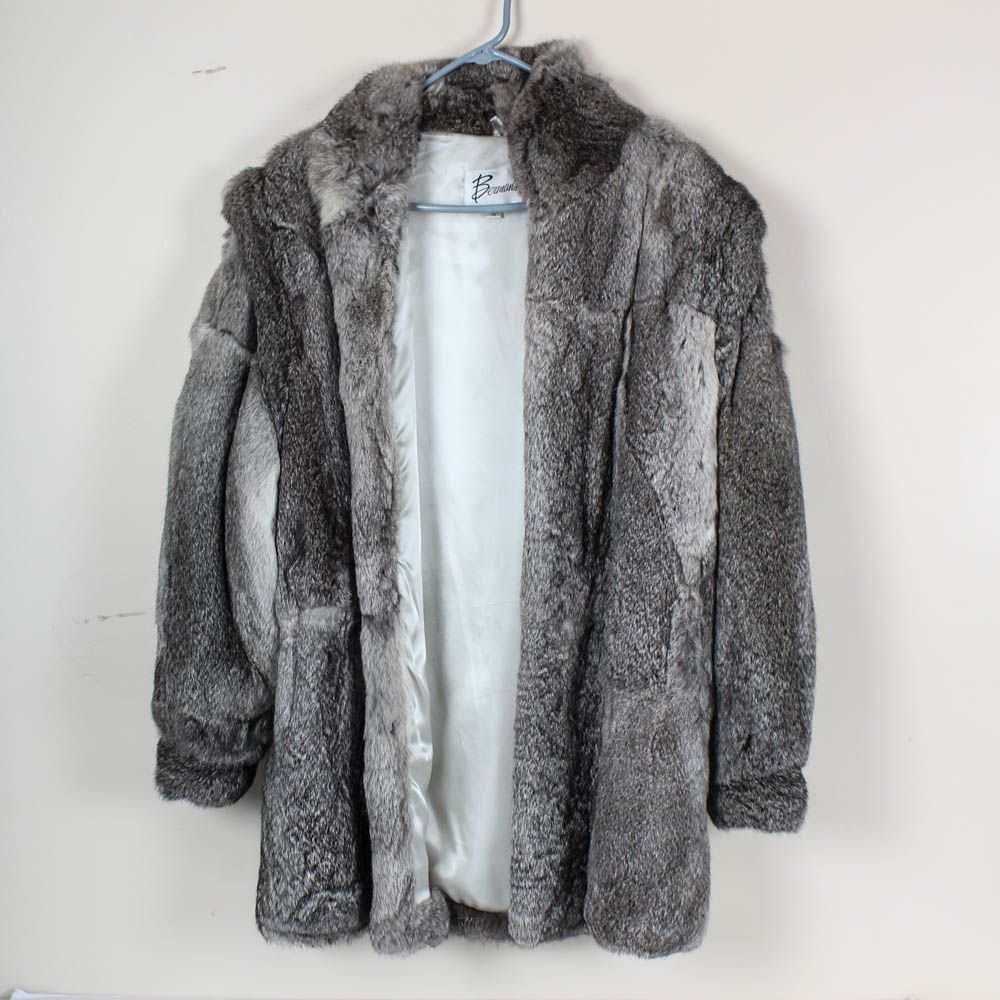 berman's rabbit fur coat