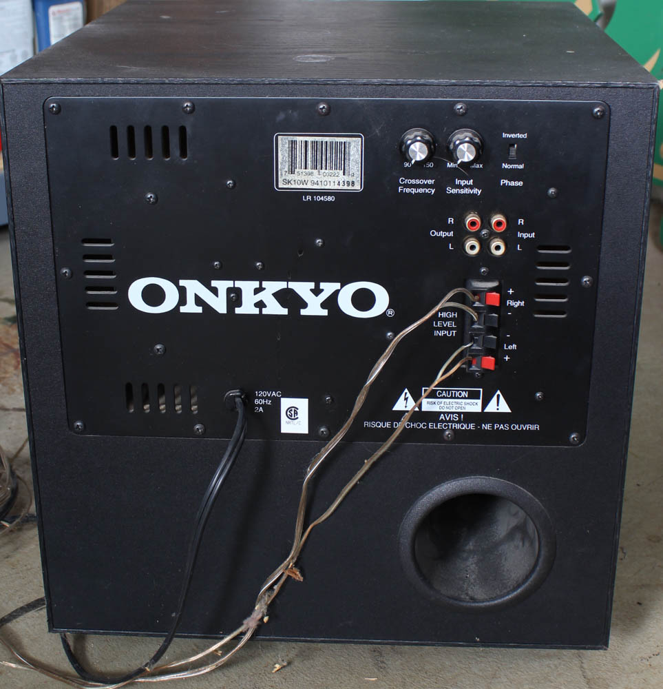 Onkyo 10" Subwoofer EBTH