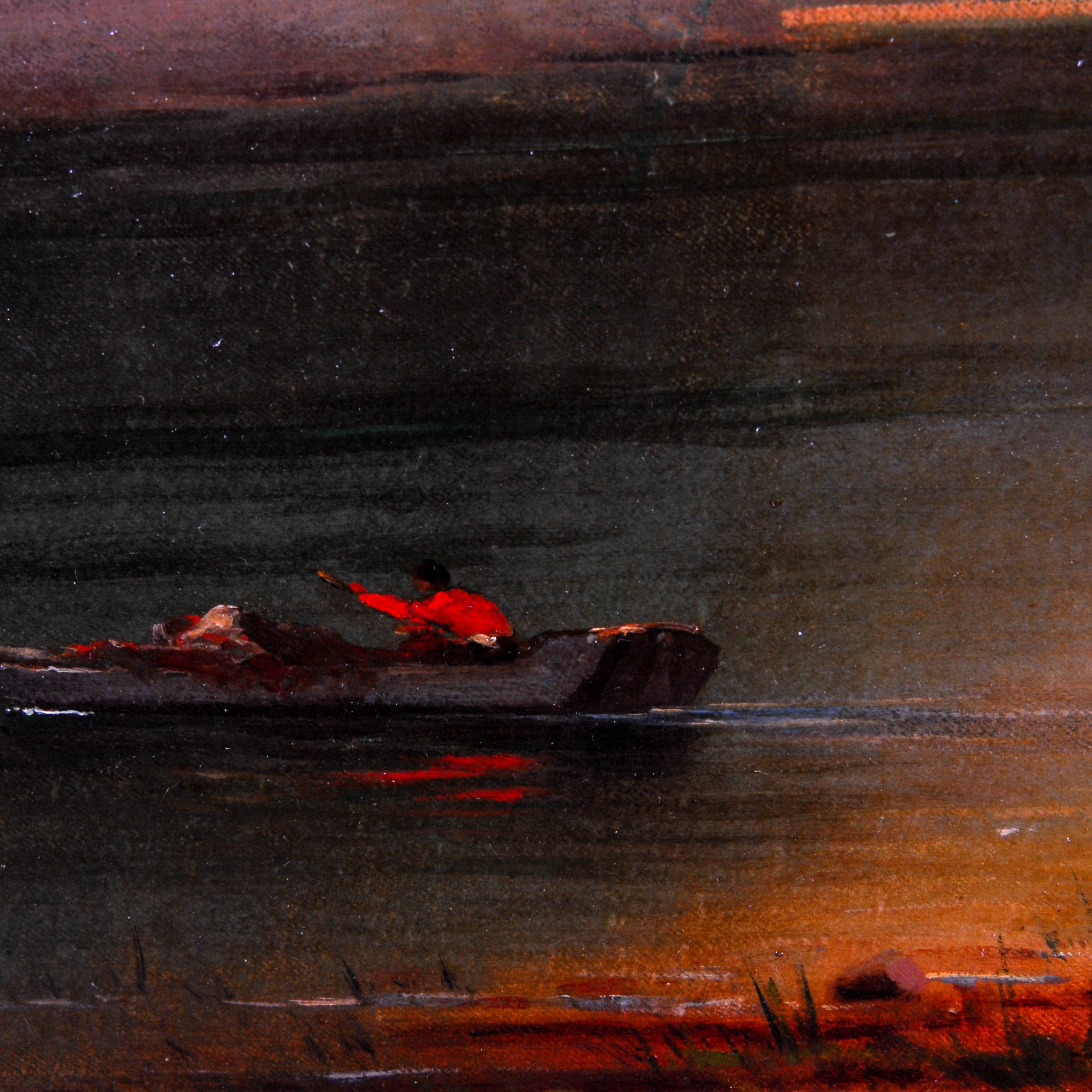 Unframed Varnished Oil Painting on Canvas EBTH