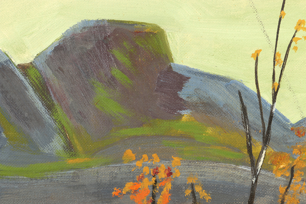 Oil Painting on Canvas Board Landscape EBTH