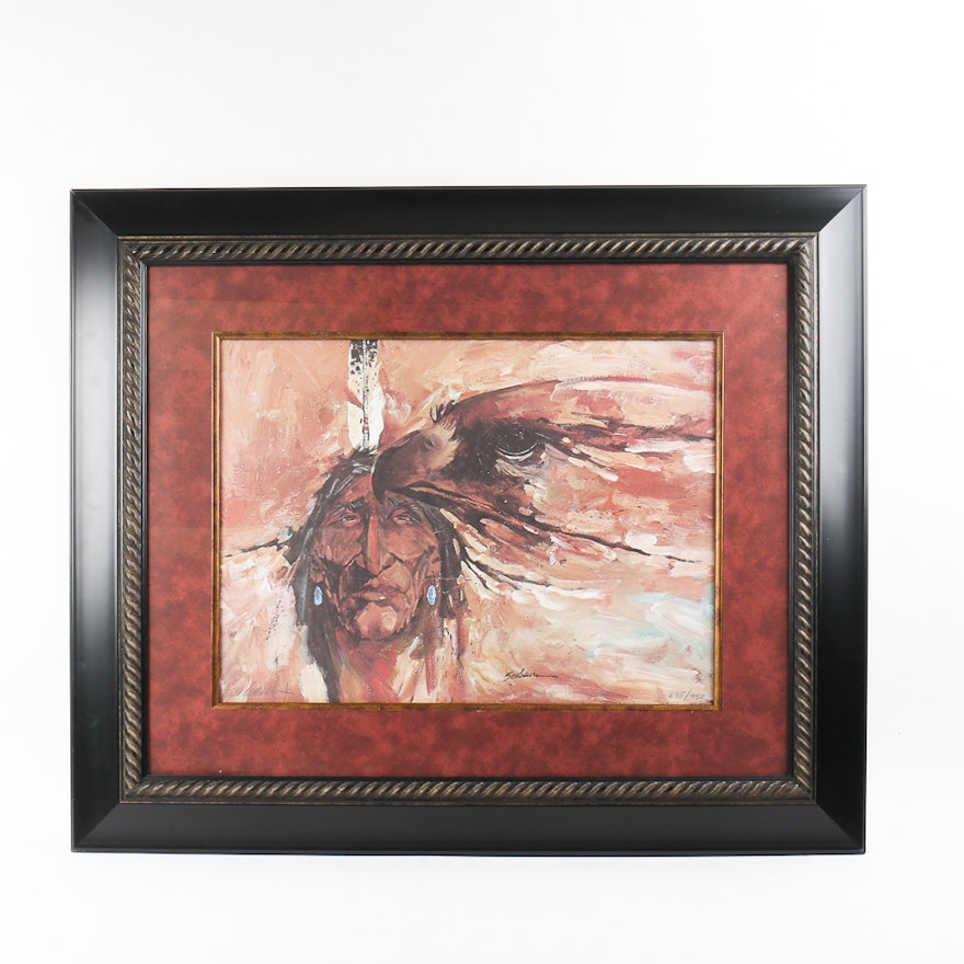 Offset Lithograph Print After A Painting By Bert Seabourn Ebth