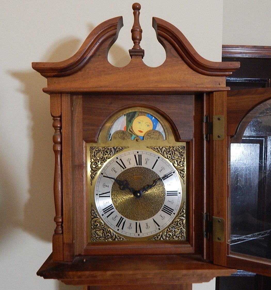 Emperor Germany Black Walnut Grandmother Clock EBTH