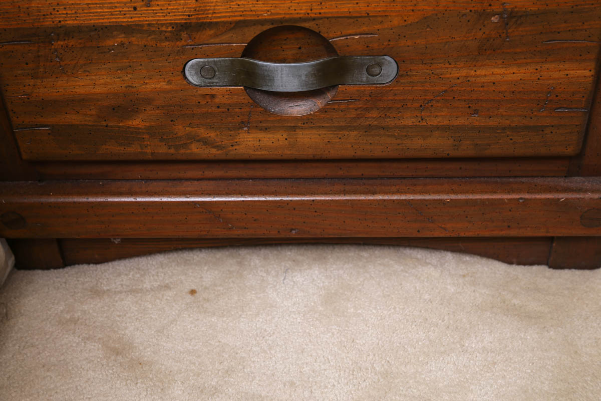 Late 20th Century "Ship Ahoy" Dresser and Nightstand by Young Hinkle EBTH