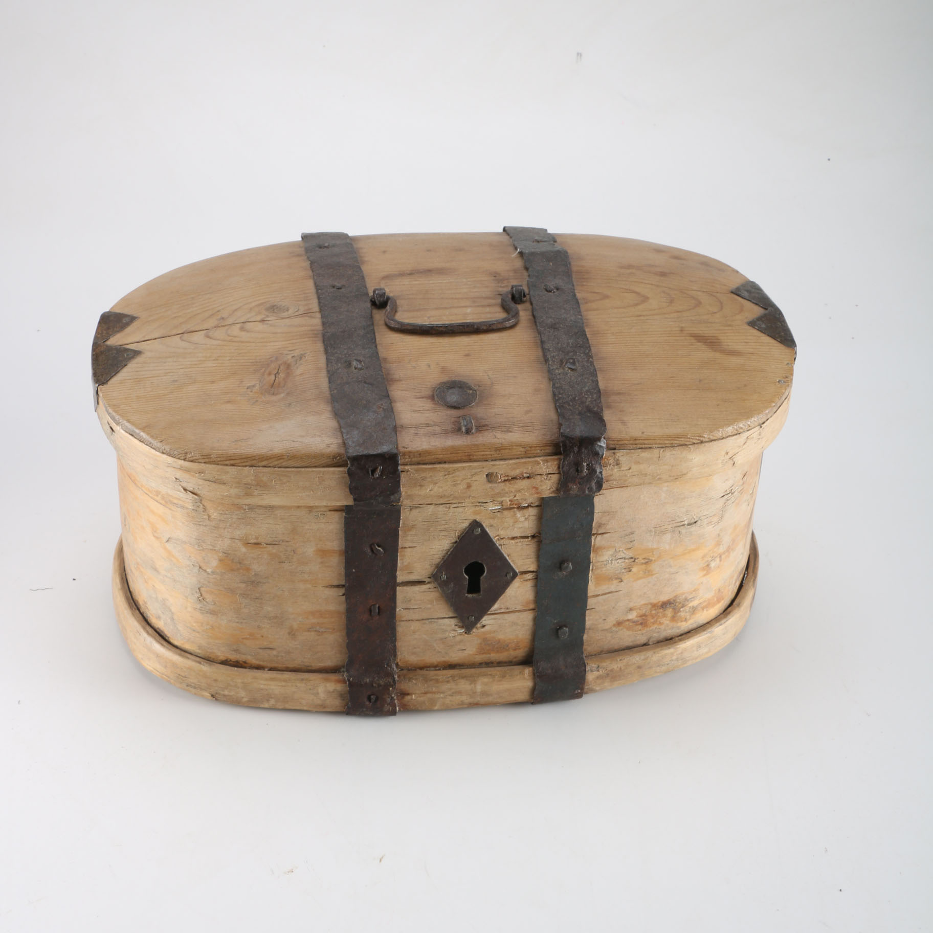 Antique Scandinavian Pine Pantry Box Ebth