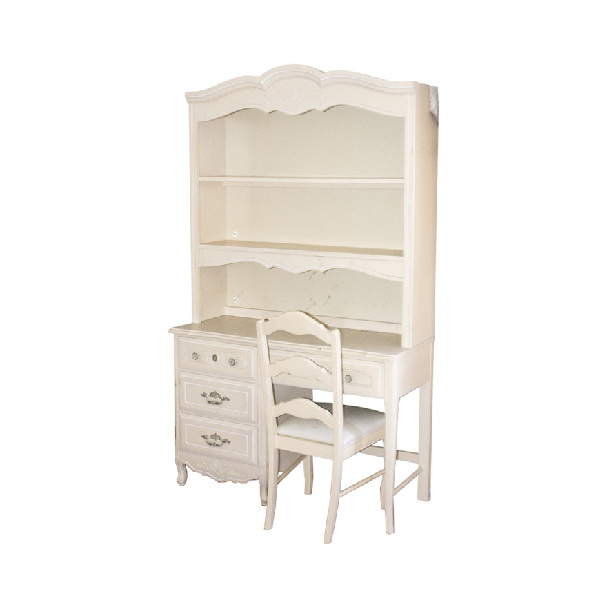 Stanley Furniture Desk Hutch And Chair Ebth