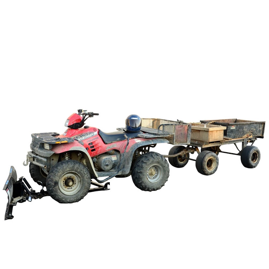 Island Towing Maui Atv Tow Behind Plow