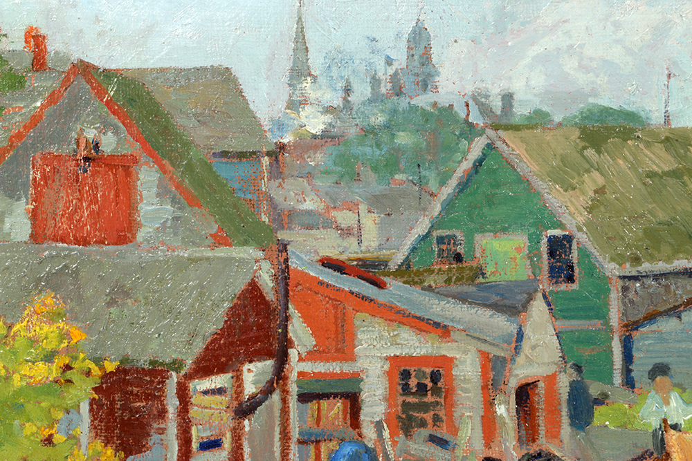 Oil Painting Rural Scene by Belle Hoffman EBTH