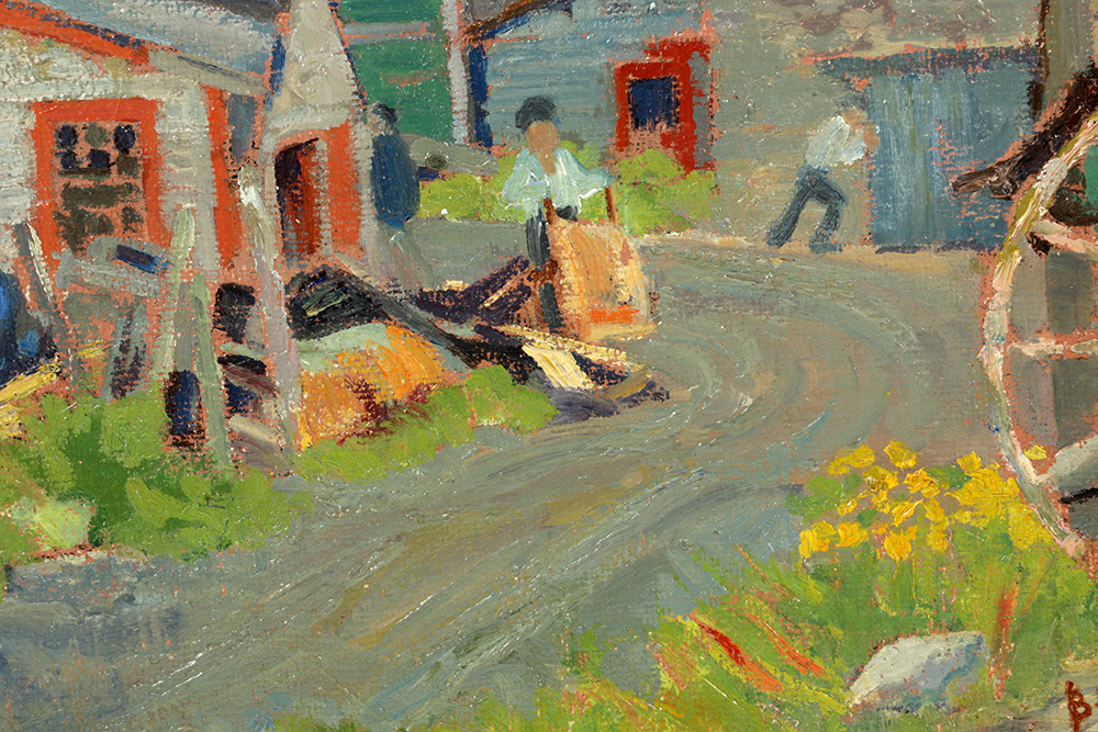 Oil Painting Rural Scene by Belle Hoffman EBTH