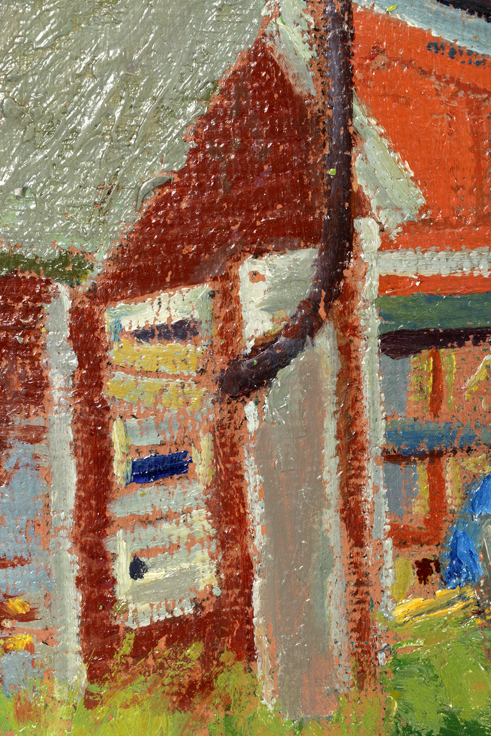 Oil Painting Rural Scene by Belle Hoffman EBTH