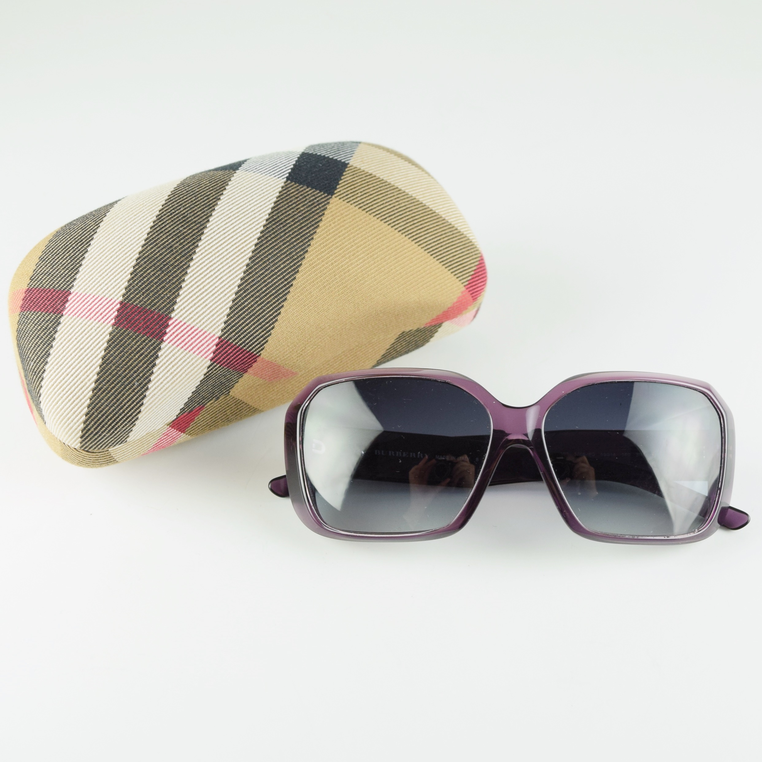 Women's Burberry B4083 Plum Sunglasses with Gradient Lenses EBTH