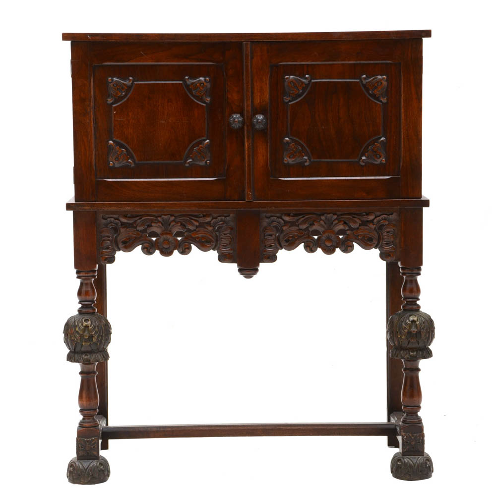 Antique Carved Highboy EBTH